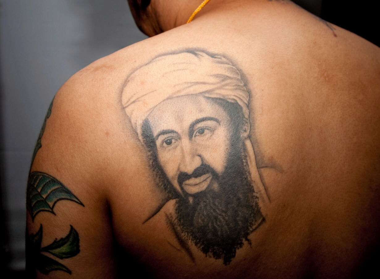 Татуировка Усама Бен Ладен