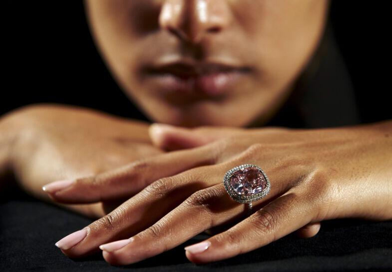 pegefinger Svin Diskriminering af køn Diamanten har fået farve