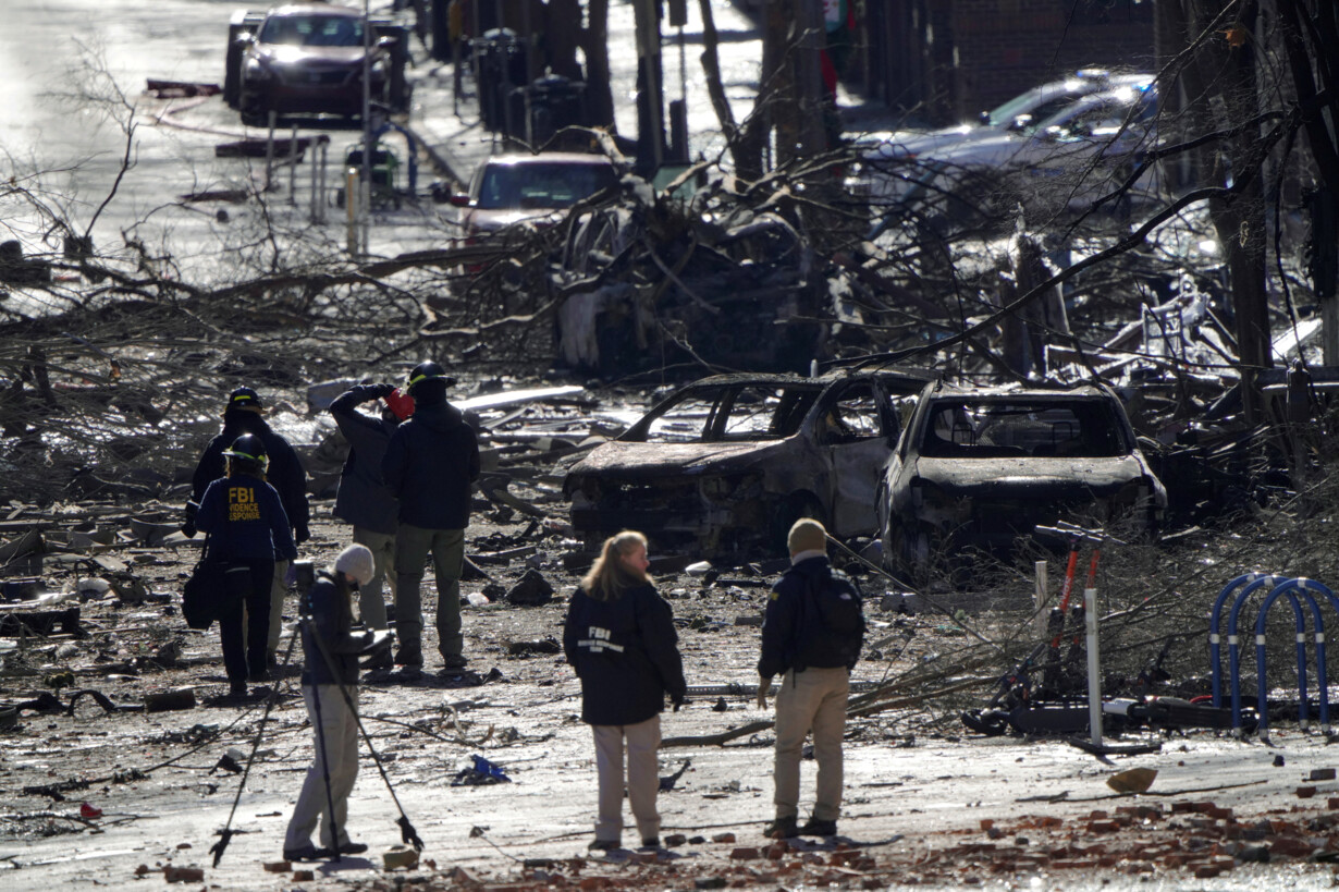 Mand bag bombe i Nashville døde selv i eksplosionen