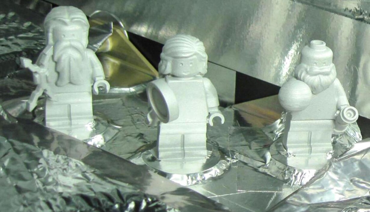 Kejserlig Korean klap Lego flyver med NASA ud i rummet