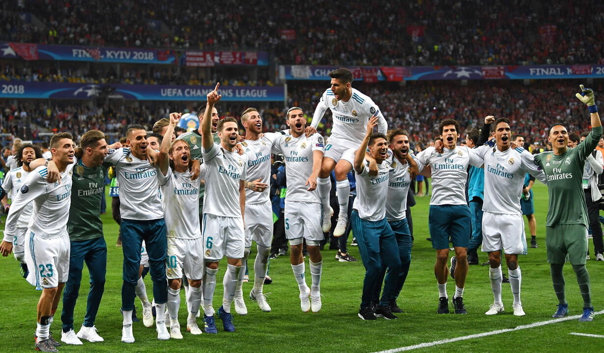 Robe linje Sørge over Real Madrid vinder Champions League for tredje år i træk
